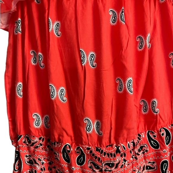 Venus Off Shoulder Romper Tie Front Size Small - Picture 10 of 17